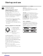 Предварительный просмотр 12 страницы Hotpoint Ariston NMTM 1911 F HA Operating Instructions Manual