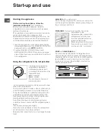 Предварительный просмотр 4 страницы Hotpoint Ariston NMTM 1911 F (IS) Operating Instructions Manual