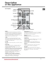 Предварительный просмотр 15 страницы Hotpoint Ariston NMTP 1912 FW(TK)/HA Operating Instructions Manual