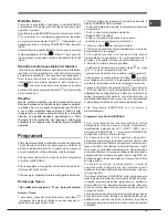 Предварительный просмотр 15 страницы Hotpoint Ariston OK 1037 EL D.20 X/HA S Operating Instructions Manual