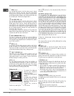 Предварительный просмотр 30 страницы Hotpoint Ariston OK 1037 EL D.20 X/HA S Operating Instructions Manual