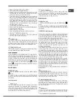 Предварительный просмотр 31 страницы Hotpoint Ariston OK 1037 EL D.20 X/HA S Operating Instructions Manual