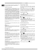 Предварительный просмотр 32 страницы Hotpoint Ariston OK 1037 EL D.20 X/HA S Operating Instructions Manual