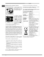 Предварительный просмотр 54 страницы Hotpoint Ariston OK 1037 EL D.20 X/HA S Operating Instructions Manual