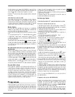 Предварительный просмотр 57 страницы Hotpoint Ariston OK 1037 EL D.20 X/HA S Operating Instructions Manual