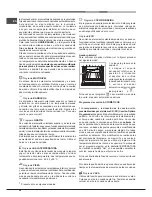 Предварительный просмотр 58 страницы Hotpoint Ariston OK 1037 EL D.20 X/HA S Operating Instructions Manual