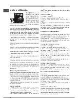 Предварительный просмотр 70 страницы Hotpoint Ariston OK 1037 EL D.20 X/HA S Operating Instructions Manual