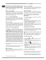 Предварительный просмотр 74 страницы Hotpoint Ariston OK 1037 EL D.20 X/HA S Operating Instructions Manual