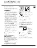 Предварительный просмотр 17 страницы Hotpoint Ariston OK 1037EL DP.20 X/HA Operating Instructions Manual