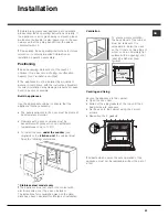 Предварительный просмотр 23 страницы Hotpoint Ariston OK 1037EL DP.20 X/HA Operating Instructions Manual