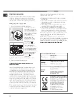 Предварительный просмотр 24 страницы Hotpoint Ariston OK 1037EL DP.20 X/HA Operating Instructions Manual