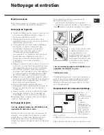 Предварительный просмотр 59 страницы Hotpoint Ariston OK 1037EL DP.20 X/HA Operating Instructions Manual