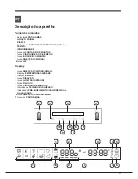 Предварительный просмотр 11 страницы Hotpoint Ariston OK 89E D.20 X/HA S Operating Instructions Manual