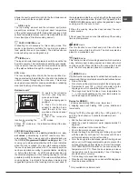 Предварительный просмотр 31 страницы Hotpoint Ariston OK 89E D.20 X/HA S Operating Instructions Manual