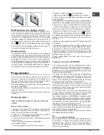 Предварительный просмотр 43 страницы Hotpoint Ariston OK 89E D.20 X/HA S Operating Instructions Manual