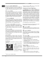 Предварительный просмотр 44 страницы Hotpoint Ariston OK 89E D.20 X/HA S Operating Instructions Manual