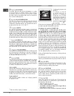 Предварительный просмотр 58 страницы Hotpoint Ariston OK 89E D.20 X/HA S Operating Instructions Manual