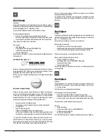 Preview for 4 page of Hotpoint Ariston OK1037ELD 0 X/HA Operating Instructions Manual