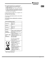 Preview for 23 page of Hotpoint Ariston OK1037ELD 0 X/HA Operating Instructions Manual