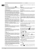 Preview for 28 page of Hotpoint Ariston OK1037ELD 0 X/HA Operating Instructions Manual