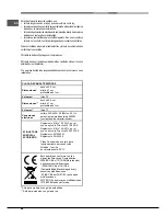 Preview for 48 page of Hotpoint Ariston OK1037ELD 0 X/HA Operating Instructions Manual