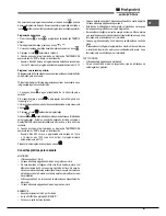 Preview for 67 page of Hotpoint Ariston OK1037ELD 0 X/HA Operating Instructions Manual