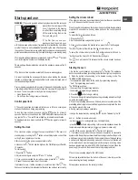 Preview for 9 page of Hotpoint Ariston OL 1038 LI RFH (CF) Operating Instructions Manual