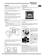 Preview for 27 page of Hotpoint Ariston OL 1038 LI RFH (CF) Operating Instructions Manual