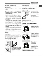 Preview for 35 page of Hotpoint Ariston OL 1038 LI RFH (CF) Operating Instructions Manual