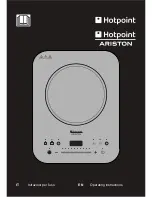 Hotpoint Ariston PA 200I EBK0 Operating Instructions Manual preview