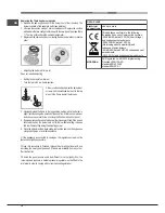 Preview for 14 page of Hotpoint Ariston PC 631 X /HA PL Operating Instructions Manual