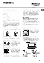 Preview for 13 page of Hotpoint Ariston PF 631 E/HA Operating Instructions Manual