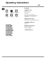 Preview for 12 page of Hotpoint Ariston PH 631 MS R/HA Operating Instructions Manual