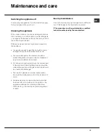 Preview for 21 page of Hotpoint Ariston PH 631 MS R/HA Operating Instructions Manual