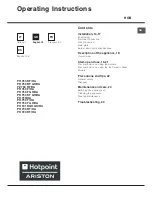 Preview for 13 page of Hotpoint Ariston PH 720 RT/HA Operating Instructions Manual