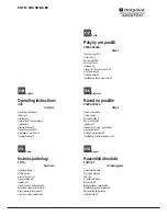 Hotpoint Ariston PK 741 RQO GH /HA EE Operating Instructions Manual preview