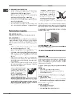 Preview for 46 page of Hotpoint Ariston PK 741 RQO GH /HA EE Operating Instructions Manual