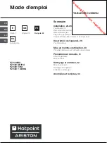 Preview for 22 page of Hotpoint Ariston PZ 640 GH/HA Operating Instructions Manual