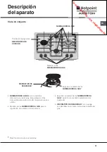 Предварительный просмотр 39 страницы Hotpoint Ariston PZ 640 GH/HA Operating Instructions Manual