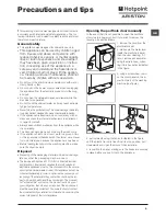 Предварительный просмотр 5 страницы Hotpoint Ariston RPD 1047 D Instructions For Use Manual