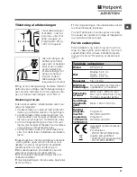 Предварительный просмотр 51 страницы Hotpoint Ariston RPD 965 D Instructions For Use Manual