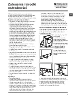 Предварительный просмотр 5 страницы Hotpoint Ariston RPG 826 D Instructions For Use Manual