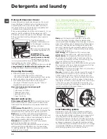 Preview for 22 page of Hotpoint Ariston RPG 846 D Instructions For Use Manual