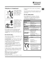 Предварительный просмотр 75 страницы Hotpoint Ariston RSG 744 J Instructions For Use Manual