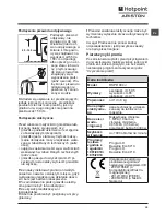 Preview for 15 page of Hotpoint Ariston RSPD 804 J Instructions For Use Manual