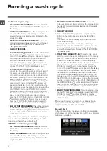 Предварительный просмотр 8 страницы Hotpoint Ariston RZ 1047 B Instructions For Use Manual