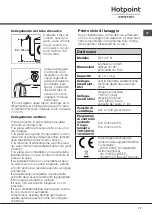 Предварительный просмотр 17 страницы Hotpoint Ariston RZ 1047 B Instructions For Use Manual