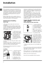 Preview for 2 page of Hotpoint Ariston RZ 1047 W Instructions For Use Manual