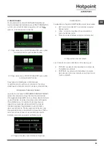 Preview for 39 page of Hotpoint Ariston RZ 1047 W Instructions For Use Manual