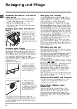 Preview for 46 page of Hotpoint Ariston RZ 1047 W Instructions For Use Manual